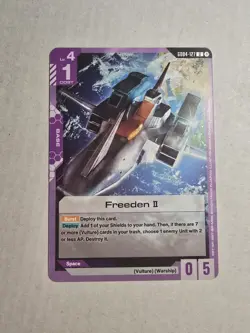 Freeden II GD04-127 Phantom Aria Uncommon Gundam Card Game NM - Image 1