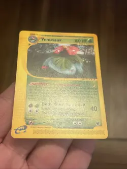 Pokemon TCG Venusaur Card 68/165 Rare, Expedition Set E Reader - Image 2