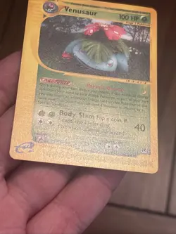 Pokemon TCG Venusaur Card 68/165 Rare, Expedition Set E Reader - Image 5