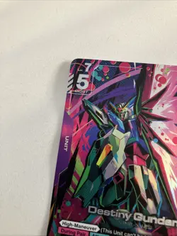 Bandai Destiny Gundam LR+ Phantom Aria Holo G004-050 Gundam Card Game - Image 3