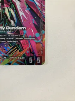 Bandai Destiny Gundam LR+ Phantom Aria Holo G004-050 Gundam Card Game - Image 5