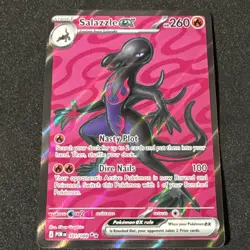 Salazzle ex 101/088 Me03: Perfect Order Holo Full Art Pokemon Card. - Image 1