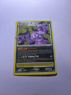 Pokemon TCG Drapion LV.X Ultra Rare Card 123/127 Platinum Base Lp-Mp (Faded) - Image 1