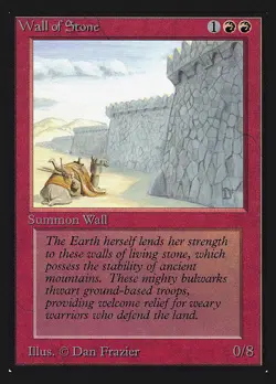 Wall of Stone (Not Tournament Legal) Collectors' Edition MINT CARD ABUGames - Image 1