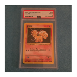 Pokemon Vulpix Base Set Common Regular 1999 PSA 9 Graded Card 68/102 - Image 1