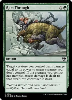 Ram Through Commander Masters MTG NM - Image 1