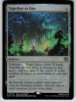 Together as One Rare Secrets of Strixhaven 4 MTG Near Mint 2026 - Image 1