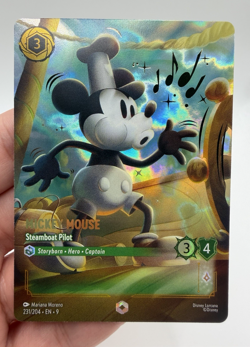 Mickey Mouse - Steamboat Pilot (Enchanted) 231/204 Fabled Rare NM! - Image 1