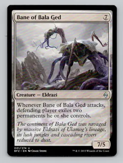 Bane of Bala Ged 1 Battle for Zendikar Magic The Gathering NM - Image 1