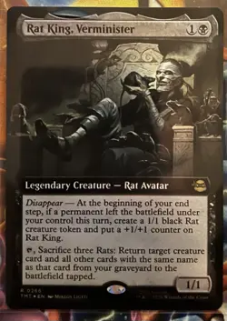 MTG Rat King, Verminister (Extended Art) Teenage Mutant Ninja Turtles Foil - Image 1