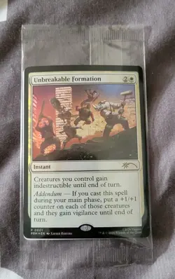 Magic the Gathering TMNT NYCC Promo Unbreakable Formation Sealed** - Image 1