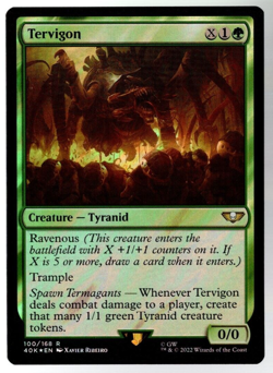 Tervigon 100/168 Rare Surge Foil Warhammer 40K MTG Near Mint - Image 1