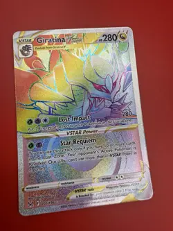 Pokemon TCG Giratina VSTAR 201/196 Secret Full Art Lost Origin Holo NM - Image 3