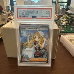 Lillie's Determination 169/132 [UR Full Art] Mega Evolution PSA 9 - Pokemon TCG - Image 1