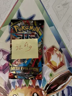(HEAVY) 22.61g Pokemon TCG Mega Evolution Booster Pack (SEALED)✅ - Image 2