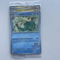 Feraligatr Toxtricity Pikachu SVP213 Illustration Promo Sealed Pokemon TCG - Image 1