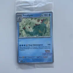 Feraligatr Toxtricity Pikachu SVP213 Illustration Promo Sealed Pokemon TCG - Image 2
