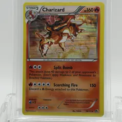 Pokemon TCG Legendary Treasures Charizard #19/113 Holo Rare Damaged - Image 1