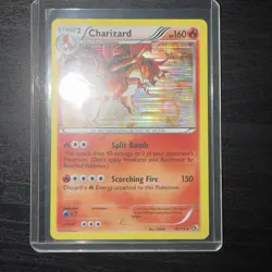 Pokemon TCG Legendary Treasures Charizard #19/113 Holo Rare Damaged - Image 3