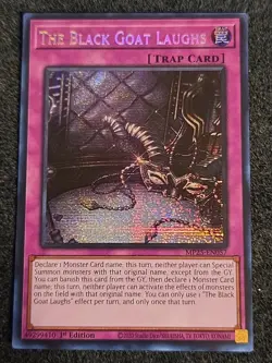 Yugioh! The Black Goat Laughs Mega-Pack MP25-EN057 Prismatic Secret - Image 1