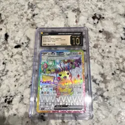 Pokemon Pikachu ex 122/106 Super Rare Holo CGC 10 Japanese - Image 1