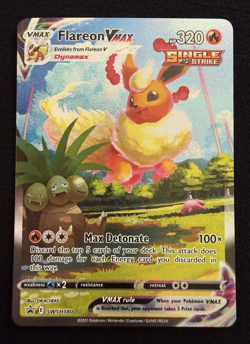 Flareon VMAX SWSH180 Black Star Promo Pokemon Near Mint - Image 1