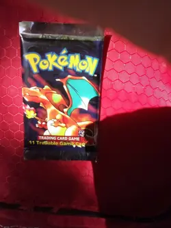 Pokemon 1st Edition Base Set Booster Pack Charizard Art WOTC 1999 Sealed - Image 1