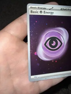 Pokemon TCG 151 HD Cosmos Holographic Psychic Energy w 1 Swirl Near Mint - Image 3