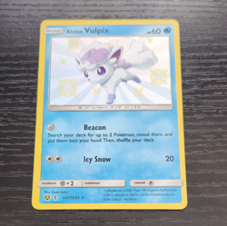 Alolan Vulpix SV8/SV94 Pokemon Hidden Fates Shiny Holo English - Image 1