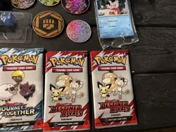 Pokemon Accessories Lot! Sleeves! 4 Fun Packs! Dice! Coins! Promo! Storage! $$$ - Image 3
