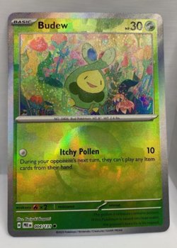Budew PokeBall Holo 004/131 Pokemon Prismatic Evolutions NM/M - Image 1