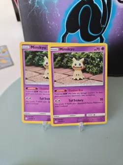 2X - Mimikyu 97/236 2019 SM Cosmic Eclipse Regular Rare - Image 1