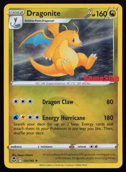 Dragonite 131/195 Holo Promo GameStop Stamp Pokemon English NM - Image 1