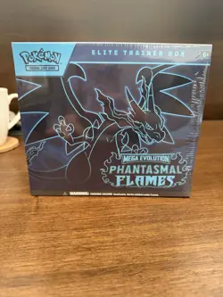 Pokemon Mega Evolution Phantasmal Flames Elite Trainer Box - Image 1