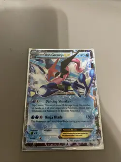 Pokemon Ash-Greninja EX XY133 Holo Black Star Promo MP - Image 1