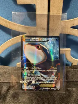 Pokemon TCG Kyogre-EX Dark Explorers Holo Full Art Ultra Rare Card 104/108 LP - Image 1