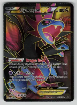 Hydreigon EX 103/108 Rare Ultra Roaring Skies Pokemon NM - Image 1