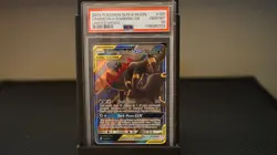 2019 Pokemon SM Unified Minds Umbreon Darkrai Tag Team Holo #125/236 PSA 10 - Image 1