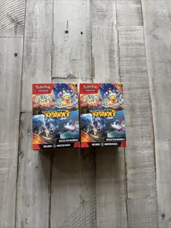 Lot of 2: Pokemon TCG Scarlet & Violet Surging Sparks Booster Bundle *Sealed* - Image 1
