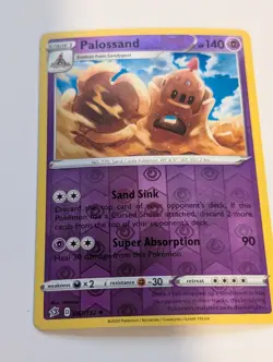 Palossand 082/192 - Rebel Clash Pokemon Reverse Holo Foil Nice! - Image 1