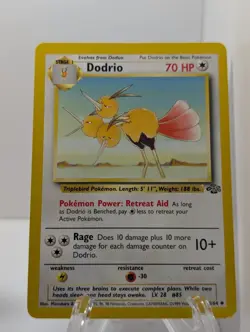 Pokemon TCG Dodrio Jungle 34/64 Regular Unlimited MP - Image 1