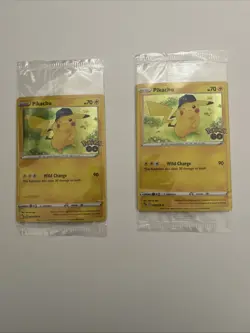 (2) Pikachu 028/078 Pokemon GO Holo SEALED PROMO Cards - Image 1