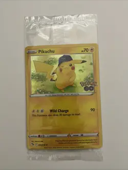 (2) Pikachu 028/078 Pokemon GO Holo SEALED PROMO Cards - Image 2