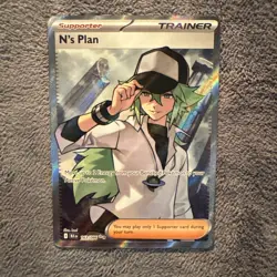 2025 Pokemon SV Black Bolt N's Plan Ultra Rare #163/086 - Image 1