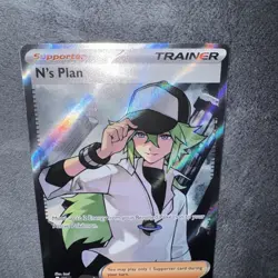2025 Pokemon SV Black Bolt N's Plan Ultra Rare #163/086 - Image 3