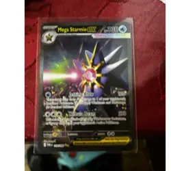 Mega Starmie EX Pokemon TCG Card 330 HP Jetting Blow Nebula Beam Stage 1 - Image 1