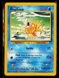 1999 Pokemon TCG Magikarp Base Set #035/102 - Image 1