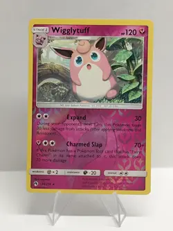 Pokemon Wigglytuff Rare SM - Lost Thunder 134/214 - Image 1