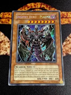 YUGIOH • DESTINY HERO - PLASMA • SECRET RARE • LIMITED ED • CT04-EN003 • VLP - Image 2