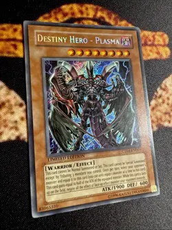 YUGIOH • DESTINY HERO - PLASMA • SECRET RARE • LIMITED ED • CT04-EN003 • VLP - Image 4